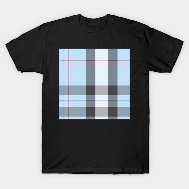 blue pastel plaid T-Shirt by osnapitzami